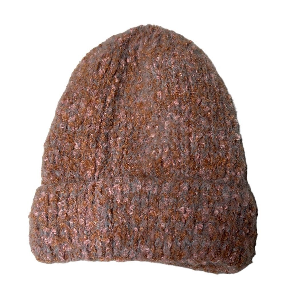 C.C Accessories Confetti Multi Tone Color Ribbed Beanie Hat. - Picture 4 of 6